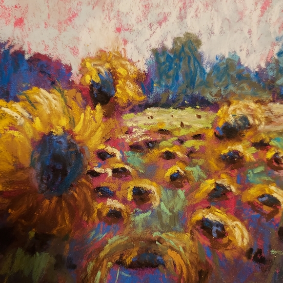 Original Pastel painting 8x5 - Picture 2 of 2